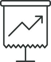 crescita attività commerciale icona simbolo vettore Immagine. illustrazione di il progresso schema Infografica strategia sviluppo design Immagine