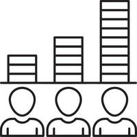 crescita attività commerciale icona simbolo vettore Immagine. illustrazione di il progresso schema Infografica strategia sviluppo design Immagine