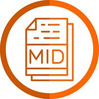 medio file formato vettore icona design