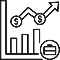 crescita attività commerciale icona simbolo vettore Immagine. illustrazione di il progresso schema Infografica strategia sviluppo design Immagine