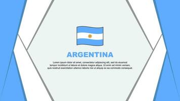 argentina bandiera astratto sfondo design modello. argentina indipendenza giorno bandiera cartone animato vettore illustrazione. argentina bandiera