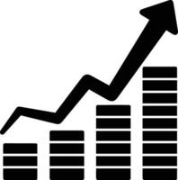 crescita attività commerciale icona simbolo vettore Immagine. illustrazione di il progresso schema Infografica strategia sviluppo design Immagine