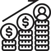 crescita attività commerciale icona simbolo vettore Immagine. illustrazione di il progresso schema Infografica strategia sviluppo design Immagine