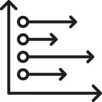 crescita attività commerciale icona simbolo vettore Immagine. illustrazione di il progresso schema Infografica strategia sviluppo design Immagine