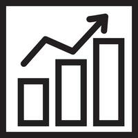 crescita attività commerciale icona simbolo vettore Immagine. illustrazione di il progresso schema Infografica strategia sviluppo design Immagine