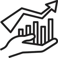 crescita attività commerciale icona simbolo vettore Immagine. illustrazione di il progresso schema Infografica strategia sviluppo design Immagine