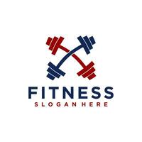 fitness logo elemento vettore . Palestra logo vettore . corpo workuot modello logo