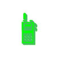 walkie talkie vettore icona