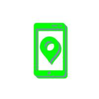 unico GPS servizio vettore icona