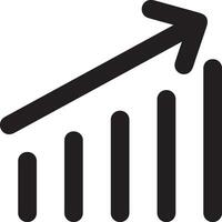 crescita attività commerciale icona simbolo vettore Immagine. illustrazione di il progresso schema Infografica strategia sviluppo design Immagine