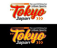 tokyo Giappone città Vintage ▾ sport, per Stampa su t camicie eccetera. vettore