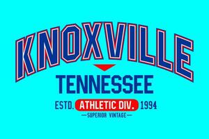 knoxville Tennessee Vintage ▾ Università, per Stampa su t camicie eccetera. vettore