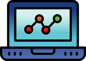 il computer portatile vettore icona design