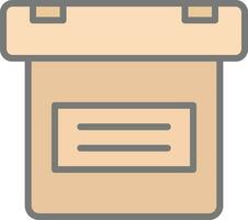 scatola vettore icona design