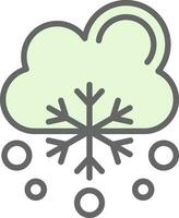 nevica vettore icona design