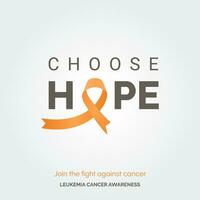 progettazione un' cura vettore sfondo leucemia cancro consapevolezza campagna