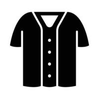 baseball camicia vettore glifo icona per personale e commerciale uso.