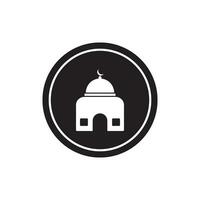 vettore icona moschea