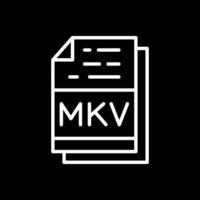 mkv vettore icona design