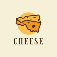formaggio logo design creativo idea vettore