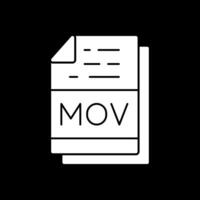 mov file formato vettore icona design