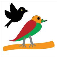 uccello logo design grafico vettore