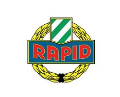 sk rapido wien club simbolo logo Austria lega calcio astratto design vettore illustrazione