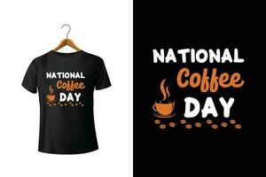giornata nazionale del caffè vettore