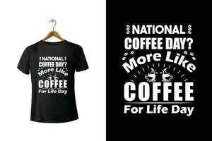 nazionale caffè giorno Di Più piace caffè per vita giorno vettore