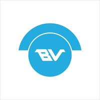 vb bv logo design vettore modello