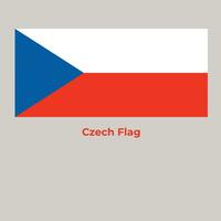 il ceco bandiera vettore