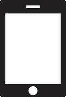 smartphone icona vettore e illustrazione