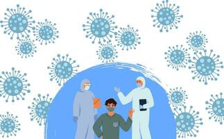 coronavirus sars vaccini vettore illustrazione