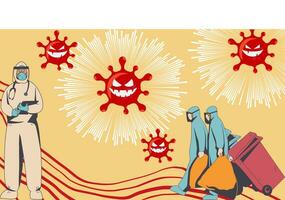 coronavirus sars vaccini vettore illustrazione