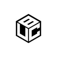 ucb lettera logo disegno, ispirazione per un' unico identità. moderno eleganza e creativo design. filigrana il tuo successo con il Impressionante Questo logo. vettore