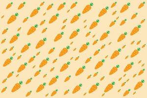 carote su un' beige sfondo vettore
