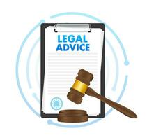 legale consiglio. giustizia, consultazione. cliente domande. in linea avvocato assistenza. vettore azione illustrazione.