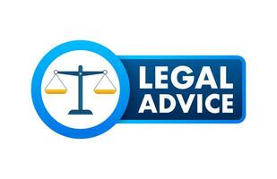 legale consiglio. giustizia, consultazione. cliente domande. in linea avvocato assistenza. vettore azione illustrazione.