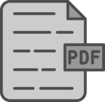 PDF documento vettore icona design