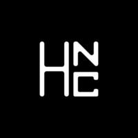 hnc lettera logo vettore disegno, hnc semplice e moderno logo. hnc lussuoso alfabeto design