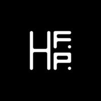 hfp lettera logo vettore disegno, hfp semplice e moderno logo. hfp lussuoso alfabeto design