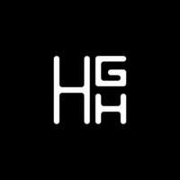 hgh lettera logo vettore disegno, hgh semplice e moderno logo. hgh lussuoso alfabeto design