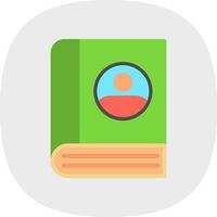 contatto libro vettore icona design