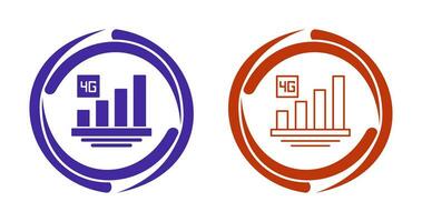 4g vettore icona