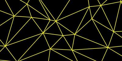 disposizione poligonale geometrica di vettore giallo chiaro.