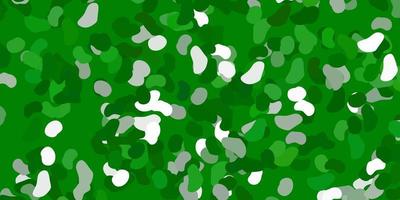 sfondo vettoriale verde chiaro con forme casuali.