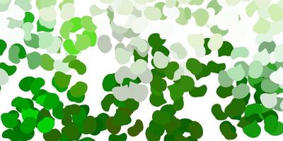 sfondo vettoriale verde chiaro con forme casuali.