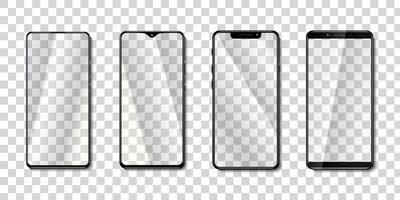 smartphone mock up collezione vettoriale