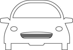 auto linea icona design vettore