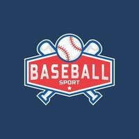 baseball sport logo design emblema distintivo vettore